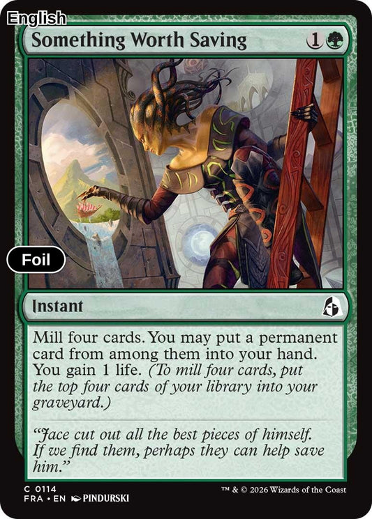 Something Worth Saving [FRA - 114] C Reality Fracture - Foil