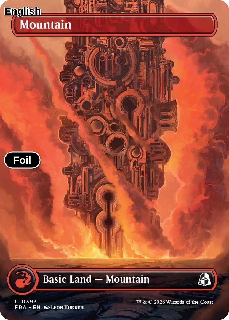 Mountain (Borderless) (0393) [FRA - 393] L Reality Fracture - Foil