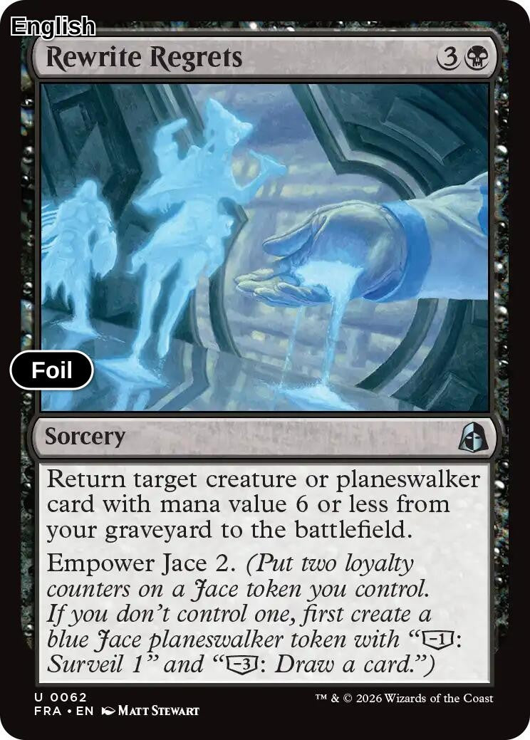 Rewrite Regrets [FRA - 62] U Reality Fracture - Foil