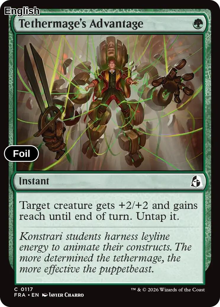 Tethermage's Advantage [FRA - 117] C Reality Fracture - Foil