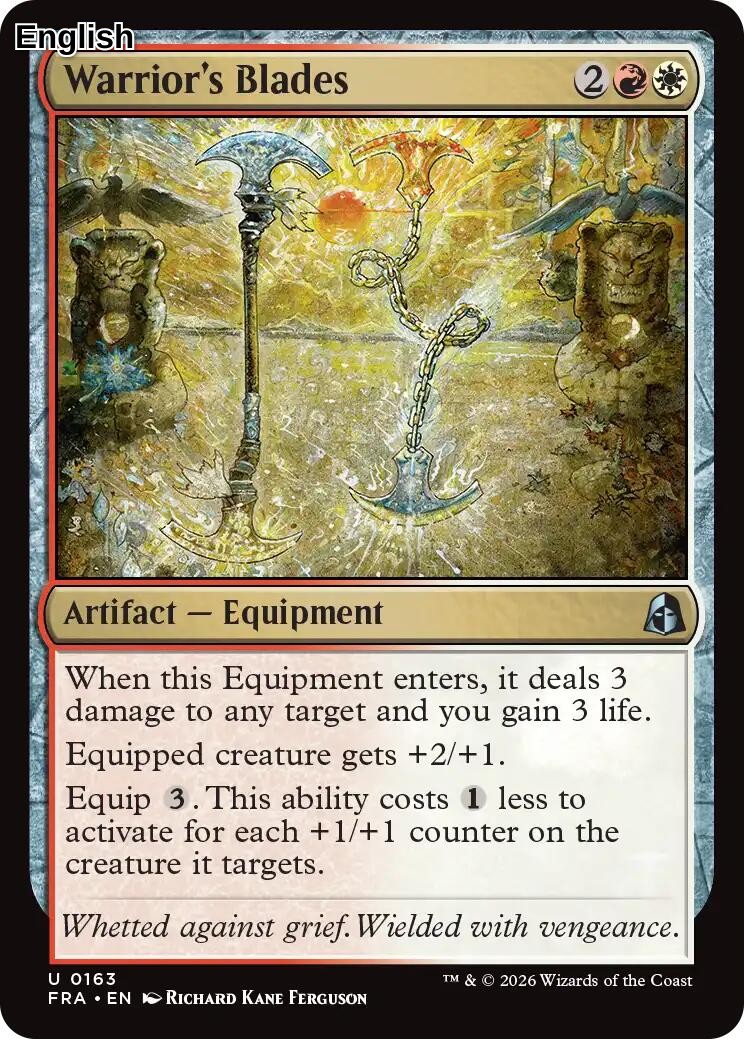 Warrior's Blades [FRA - 163] U Reality Fracture