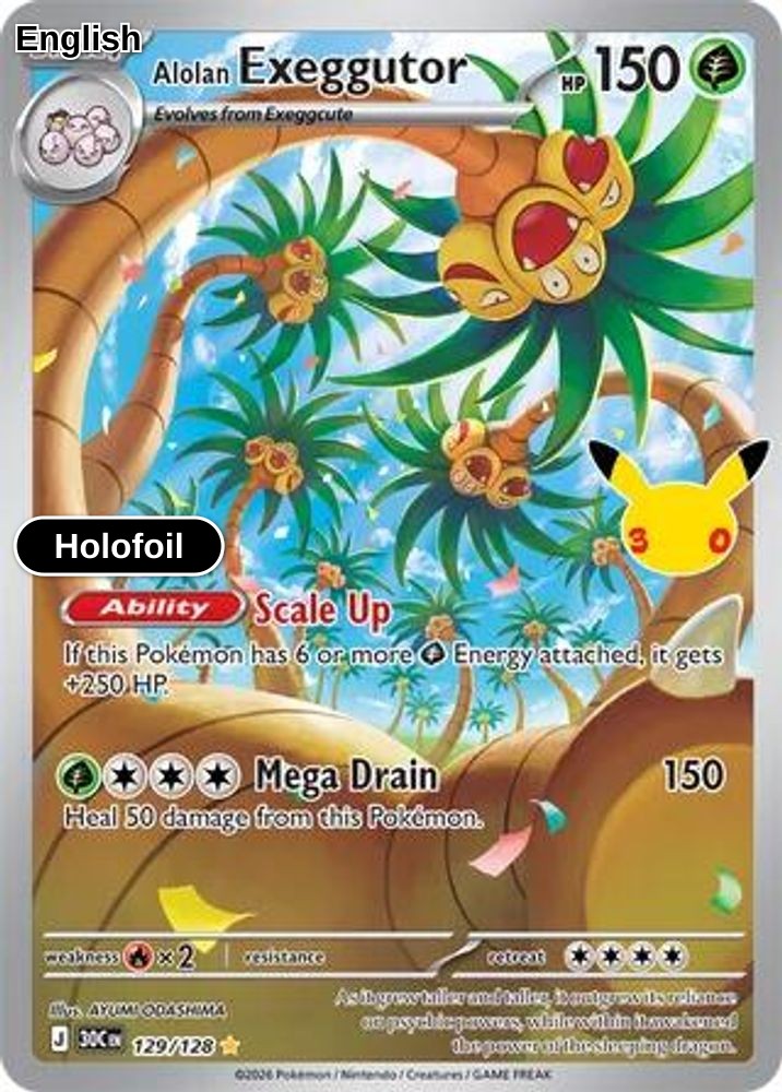 Alolan Exeggutor - 129/128