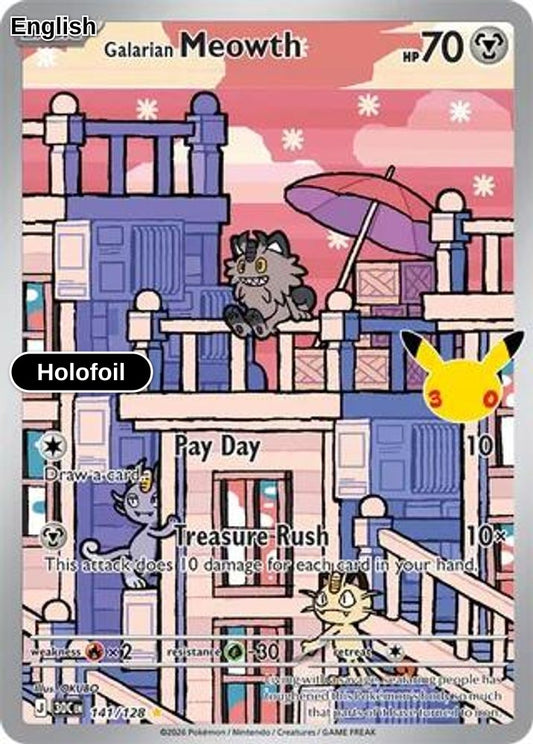 Galarian Meowth - 141/128