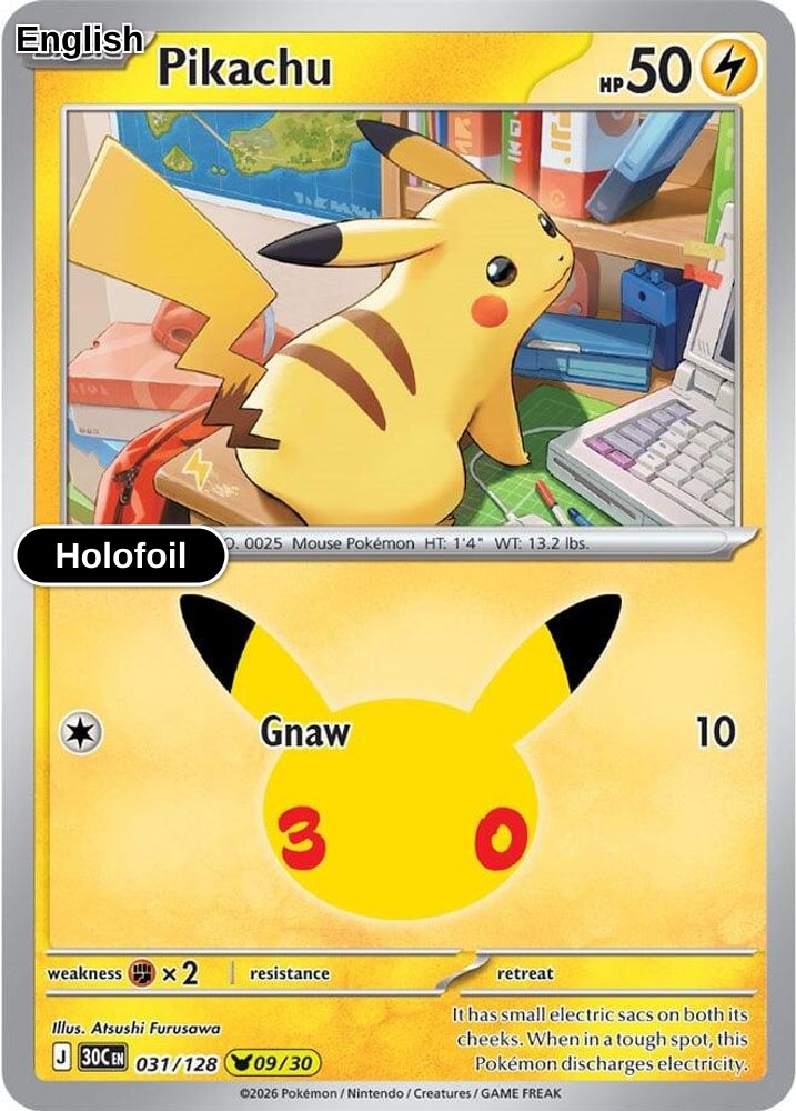 Pikachu - 031/128