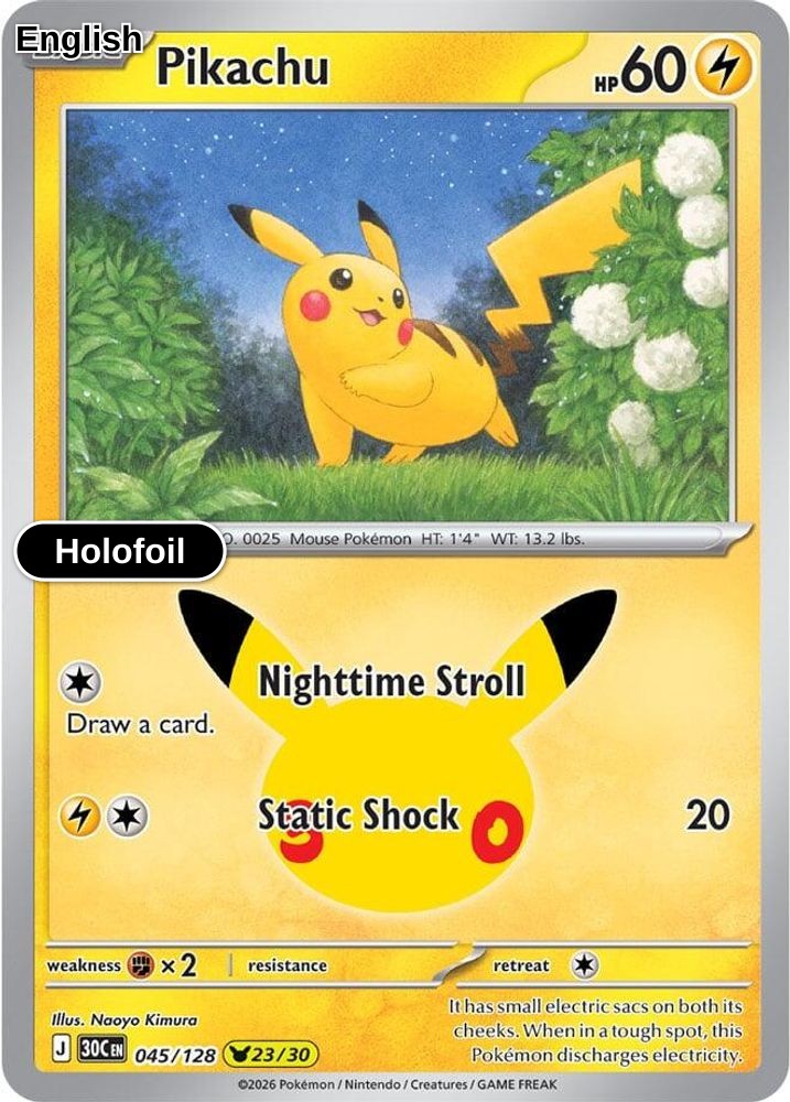 Pikachu - 045/128
