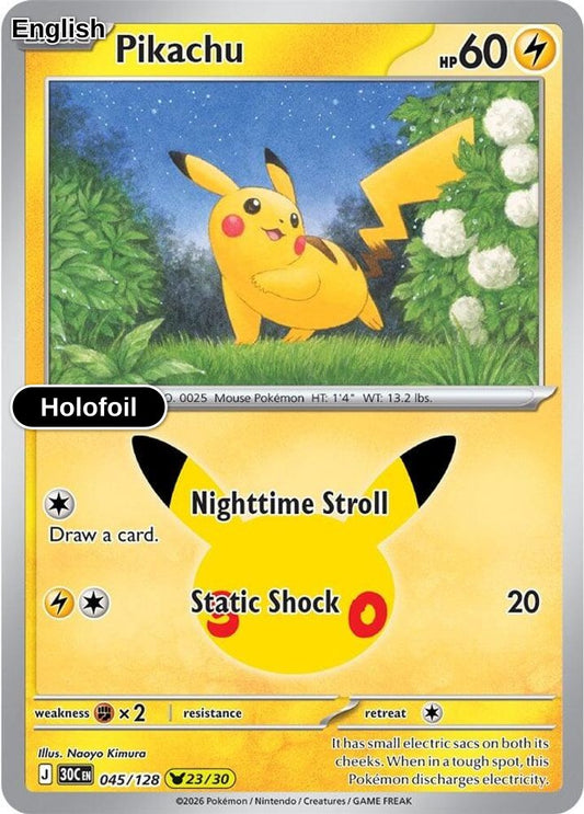 Pikachu - 045/128