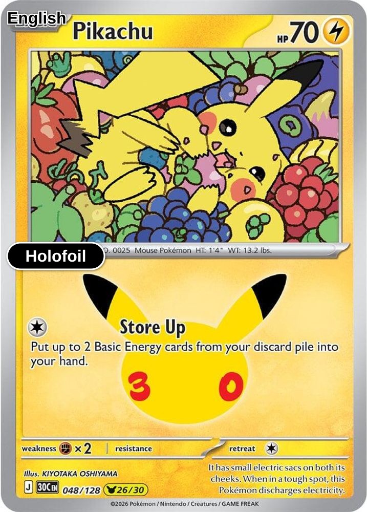 Pikachu - 048/128
