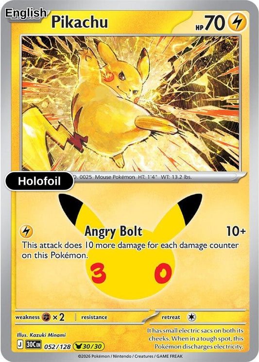 Pikachu - 052/128