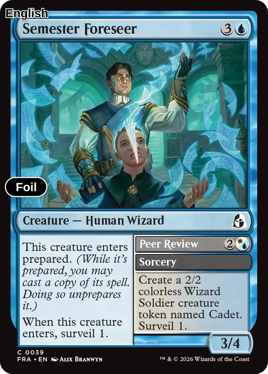Semester Foreseer [FRA - 39] C Reality Fracture - Foil