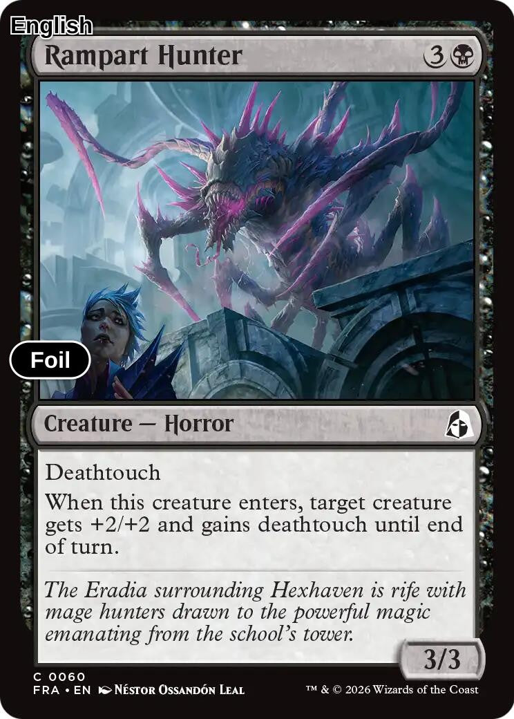 Rampart Hunter [FRA - 60] C Reality Fracture - Foil