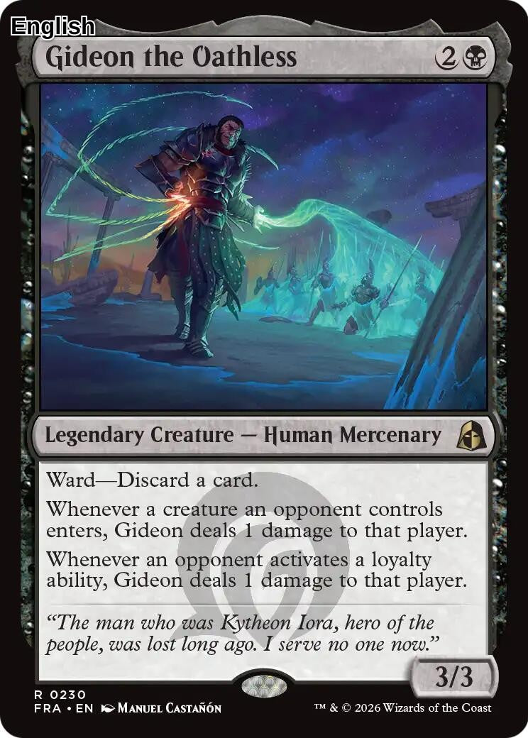 Gideon the Oathless [FRA - 230] R Reality Fracture