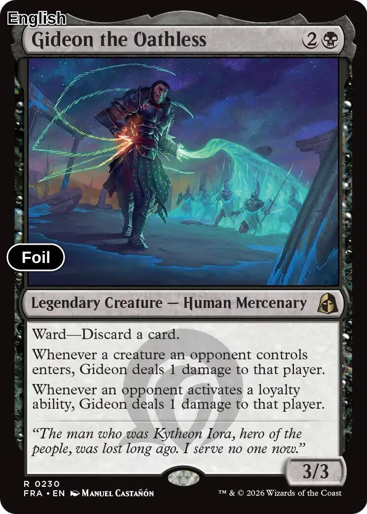 Gideon the Oathless [FRA - 230] R Reality Fracture - Foil
