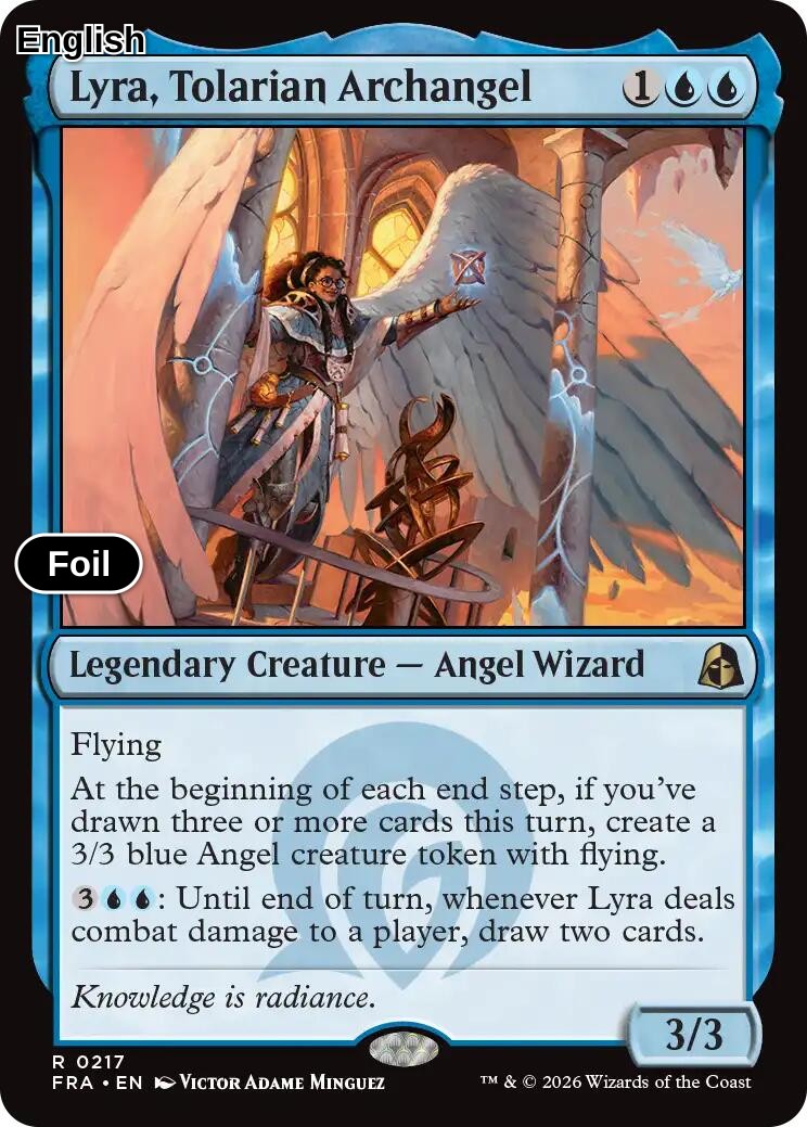 Lyra, Tolarian Archangel [FRA - 217] R Reality Fracture - Foil