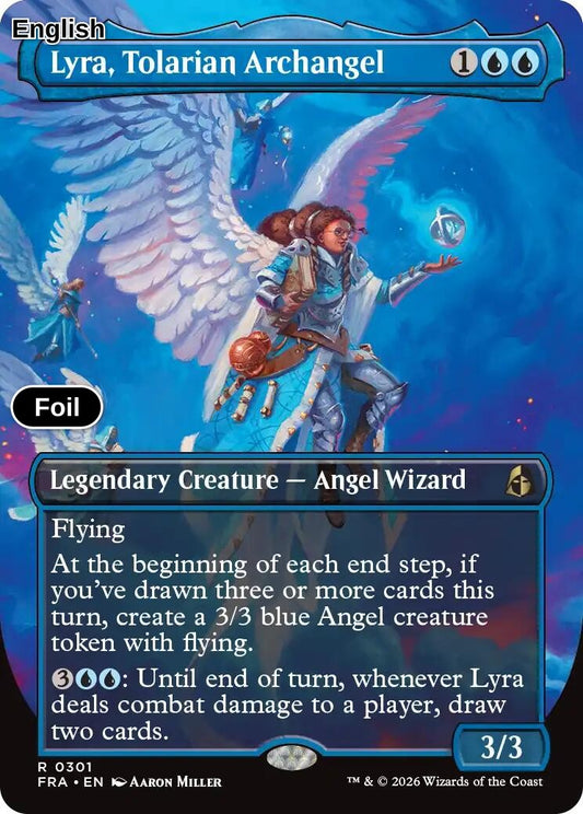 Lyra, Tolarian Archangel (Borderless) [FRA - 301] R Reality Fracture - Foil