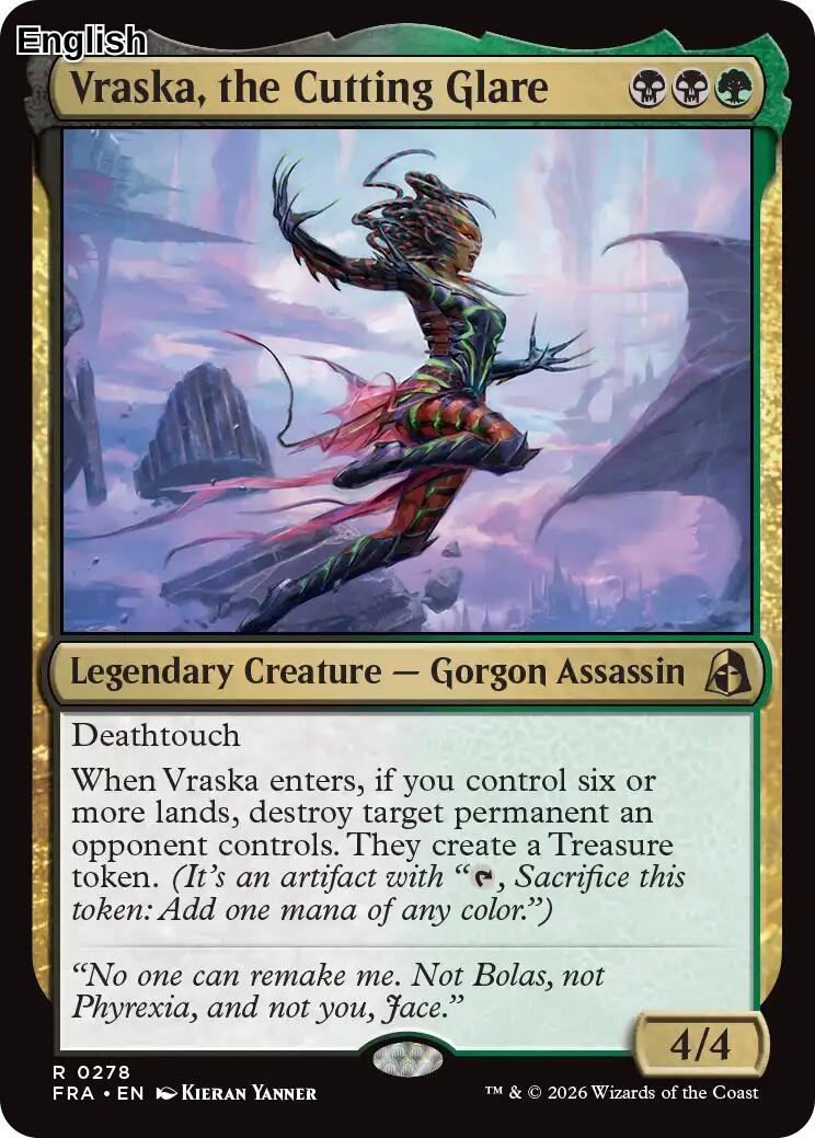 Vraska, the Cutting Glare [FRA - 278] R Reality Fracture