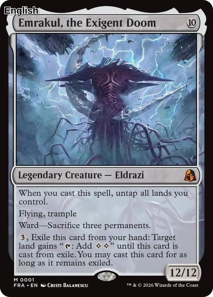 Emrakul, the Exigent Doom