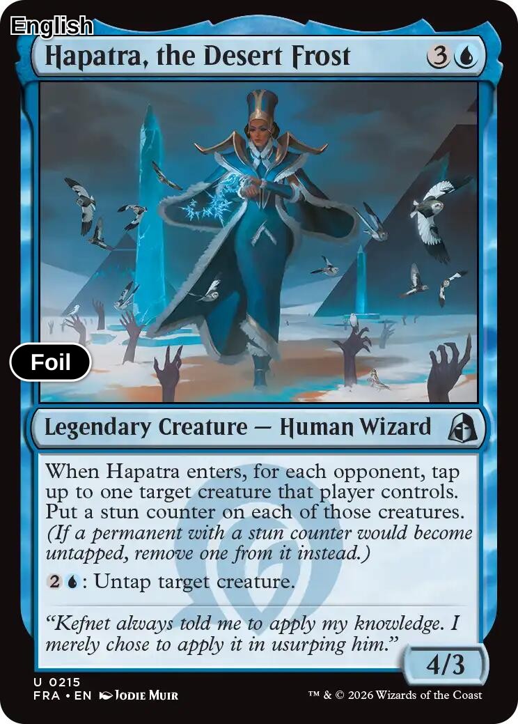 Hapatra, the Desert Frost [FRA - 215] U Reality Fracture - Foil