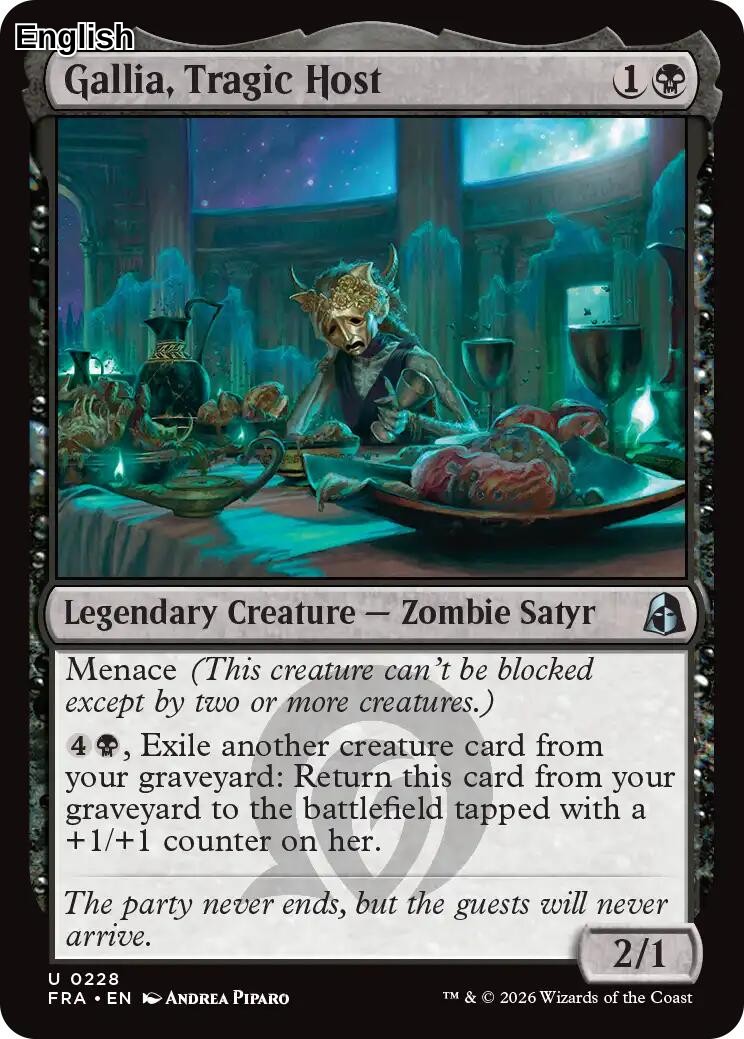 Gallia, Tragic Host