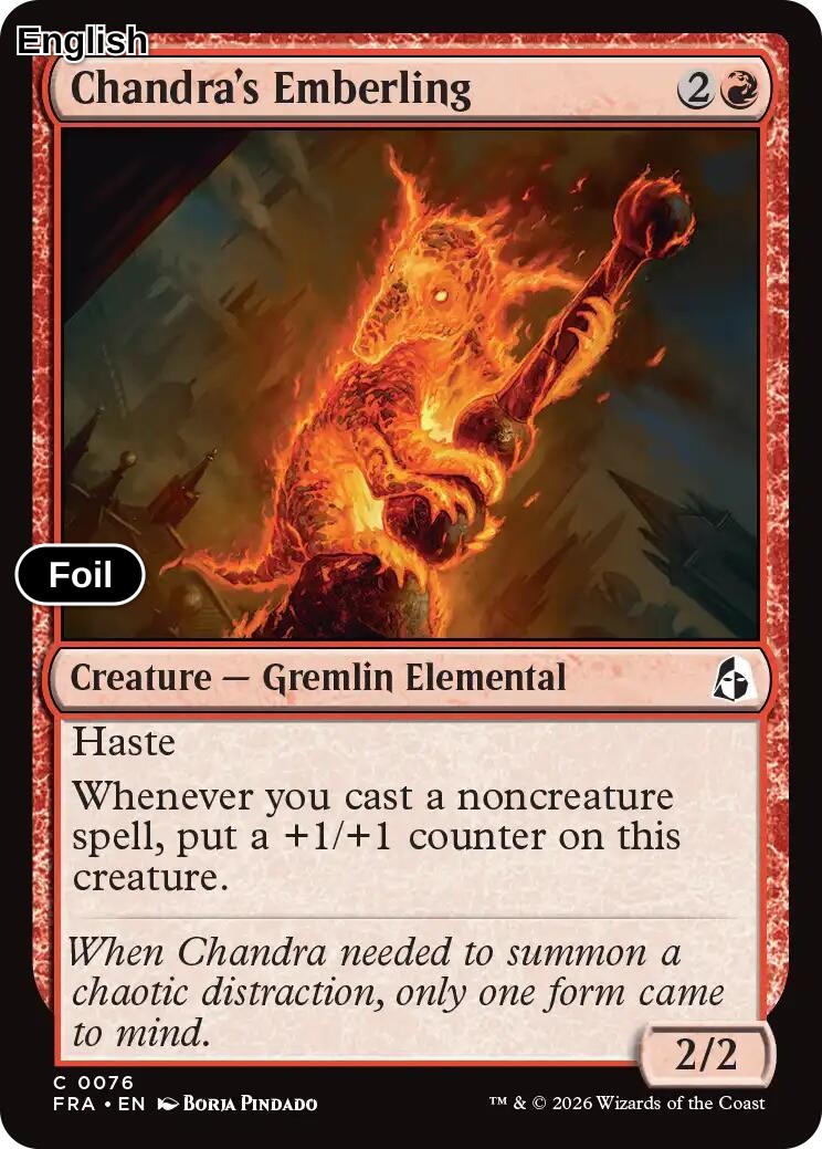Chandra's Emberling [FRA - 76] C Reality Fracture - Foil