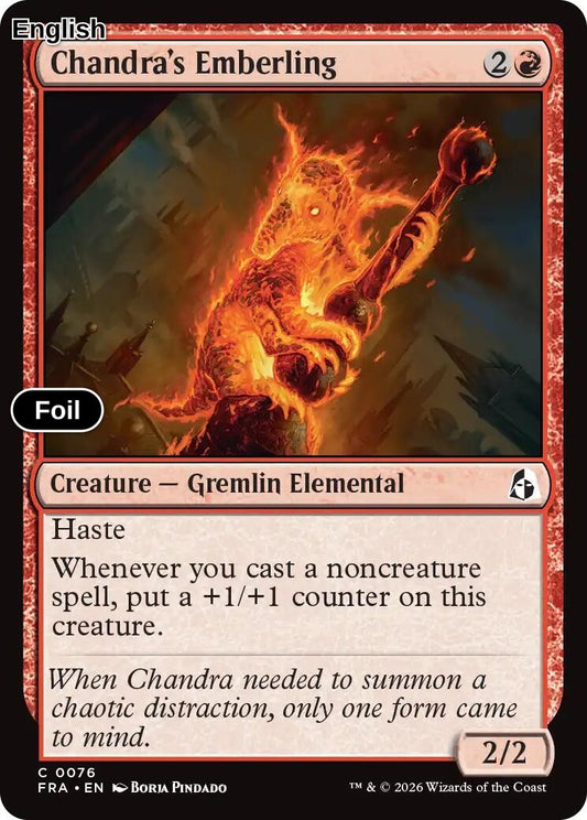Chandra's Emberling [FRA - 76] C Reality Fracture - Foil