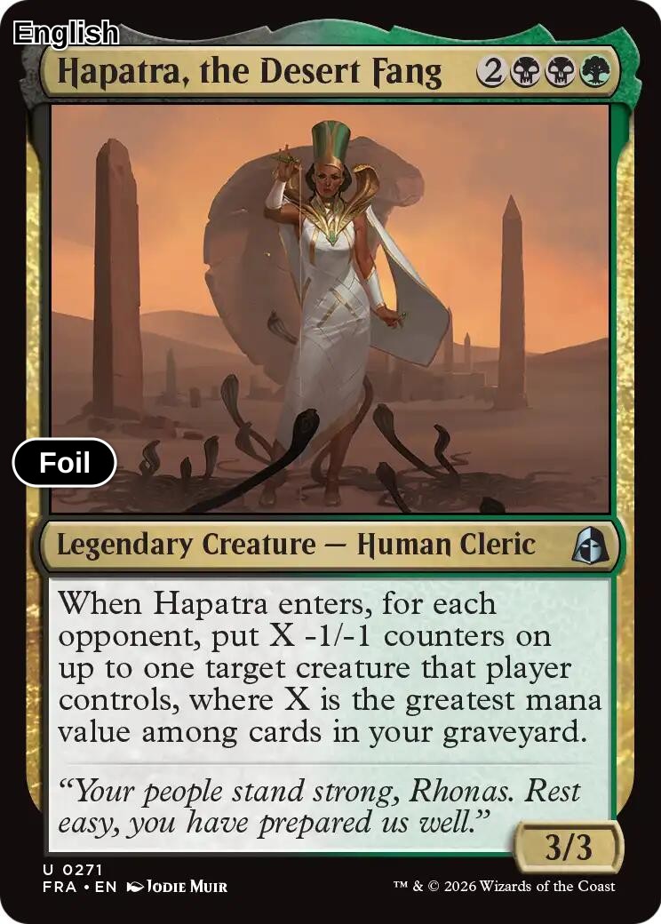 Hapatra, the Desert Fang