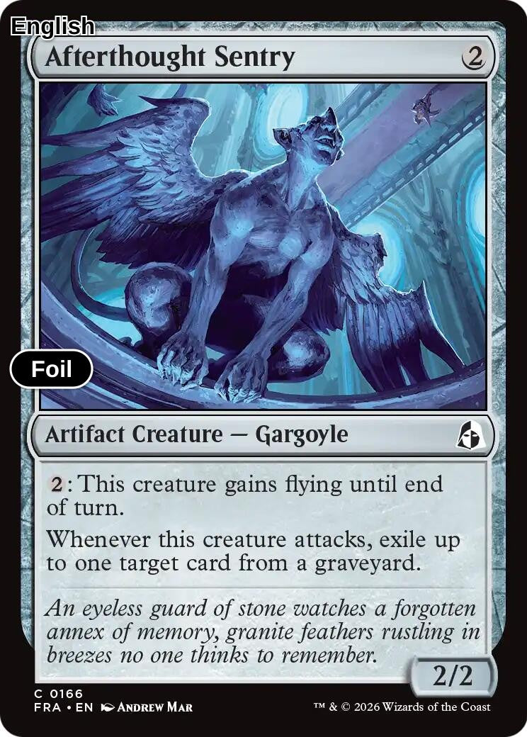 Afterthought Sentry [FRA - 166] C Reality Fracture - Foil