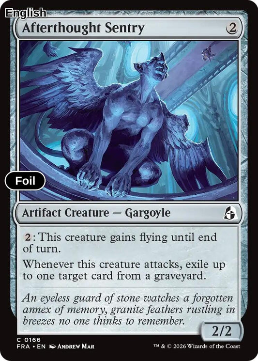 Afterthought Sentry [FRA - 166] C Reality Fracture - Foil