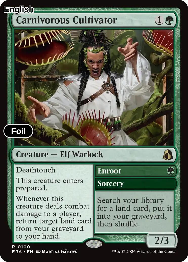 Carnivorous Cultivator [FRA - 100] R Reality Fracture - Foil