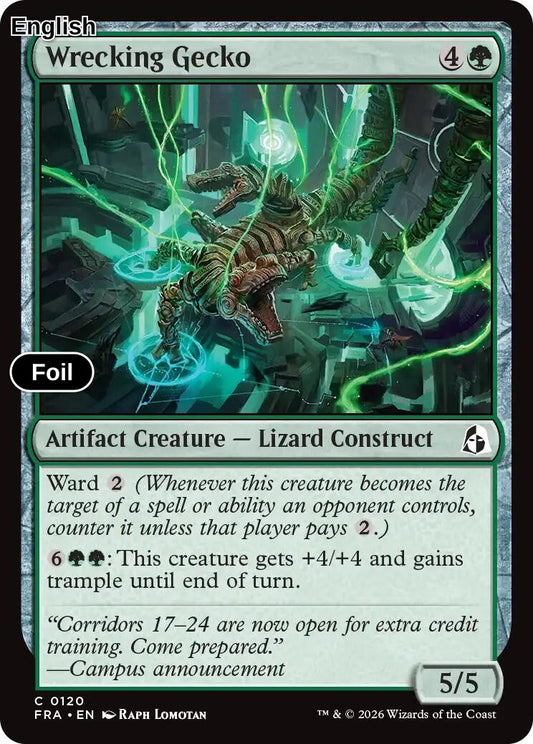 Wrecking Gecko [FRA - 120] C Reality Fracture - Foil