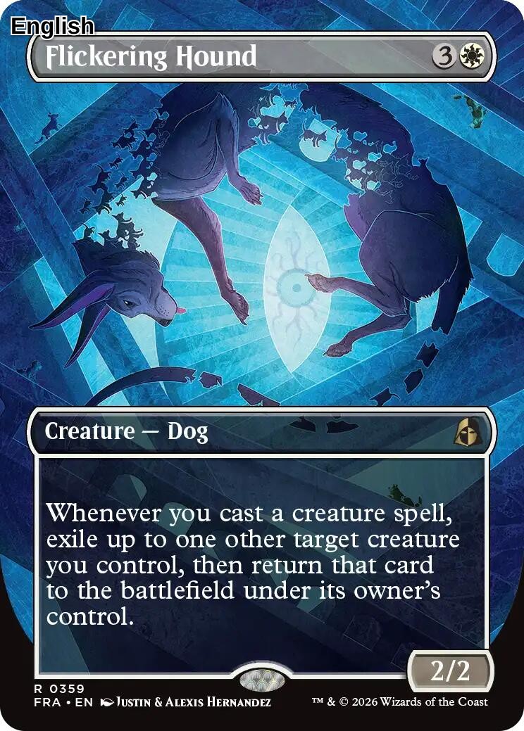 Flickering Hound (Borderless)