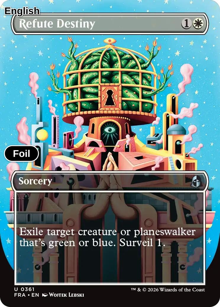 Refute Destiny (Borderless) [FRA - 361] U Reality Fracture - Foil