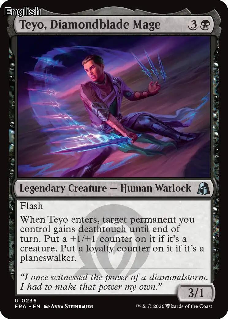 Teyo, Diamondblade Mage [FRA - 236] U Reality Fracture