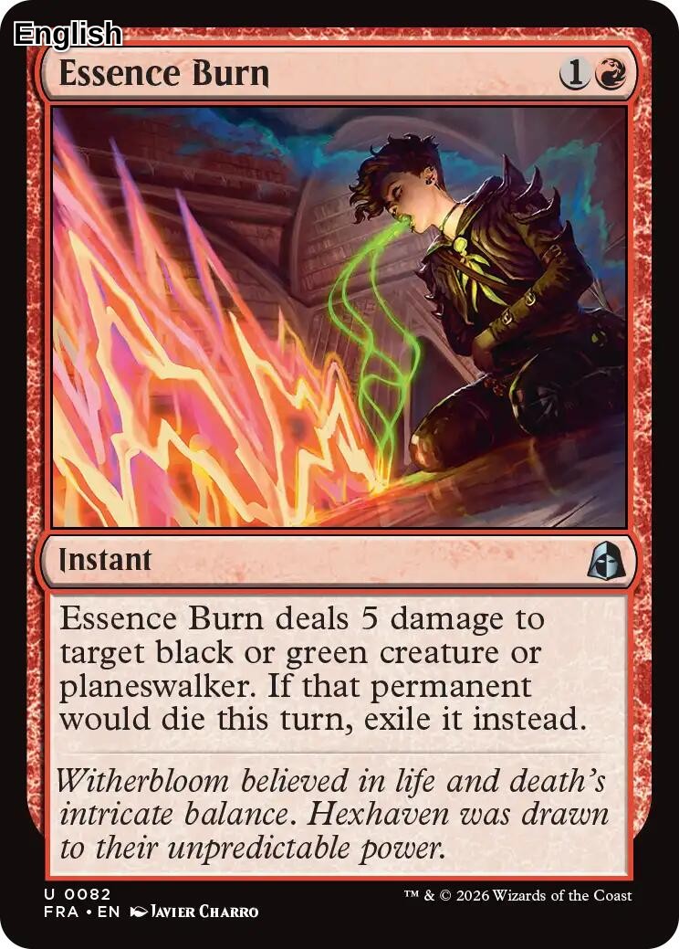 Essence Burn [FRA - 82] U Reality Fracture