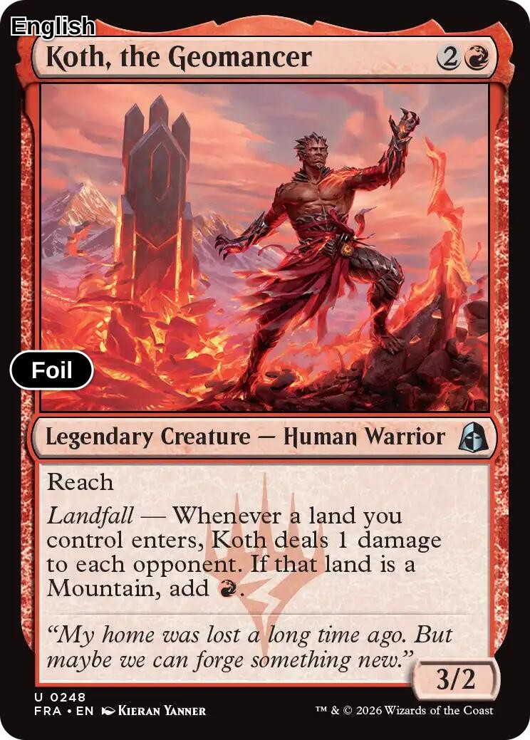 Koth, the Geomancer [FRA - 248] U Reality Fracture - Foil