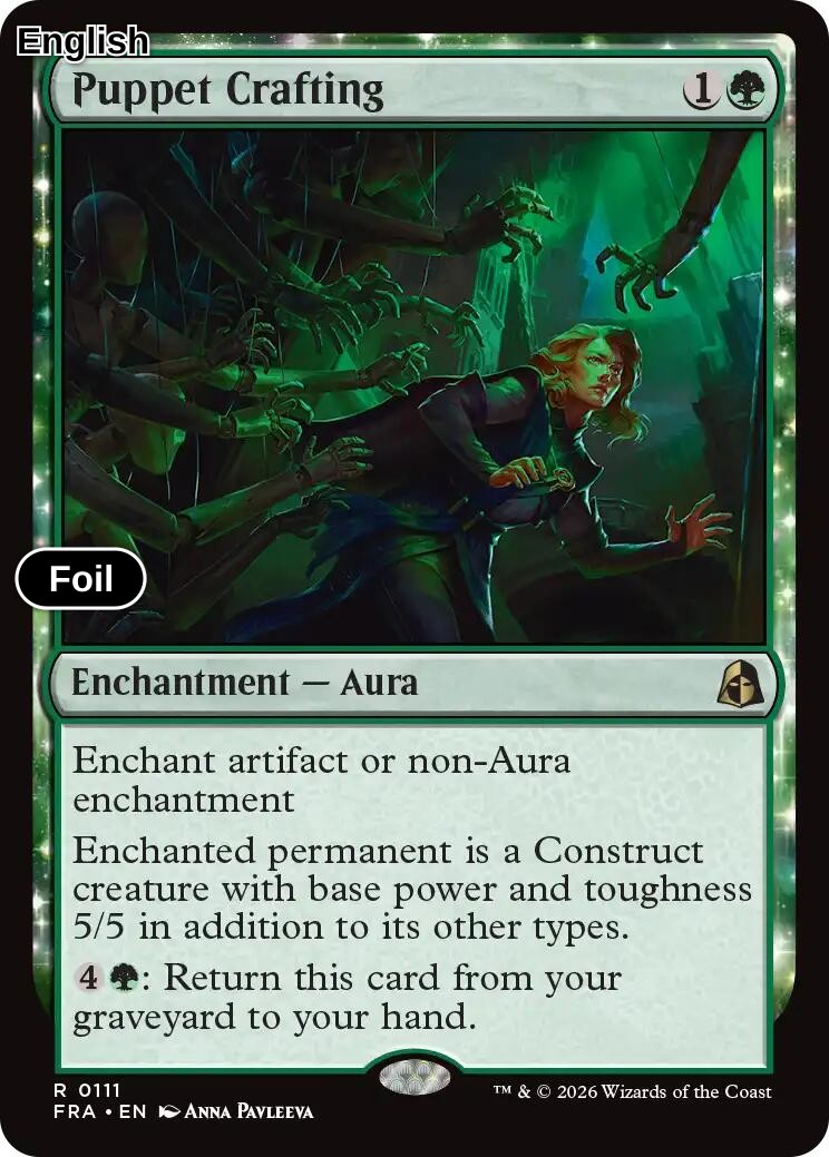 Puppet Crafting [FRA - 111] R Reality Fracture - Foil
