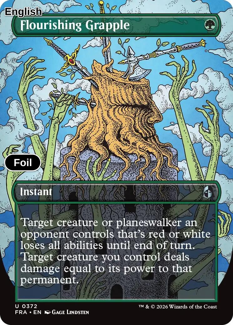 Flourishing Grapple (Borderless) [FRA - 372] U Reality Fracture - Foil