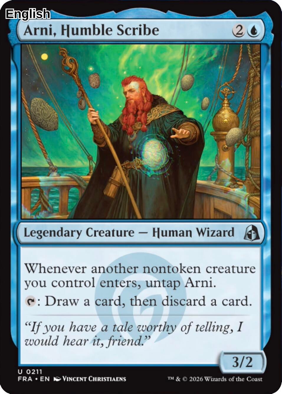 Arni, Humble Scribe
