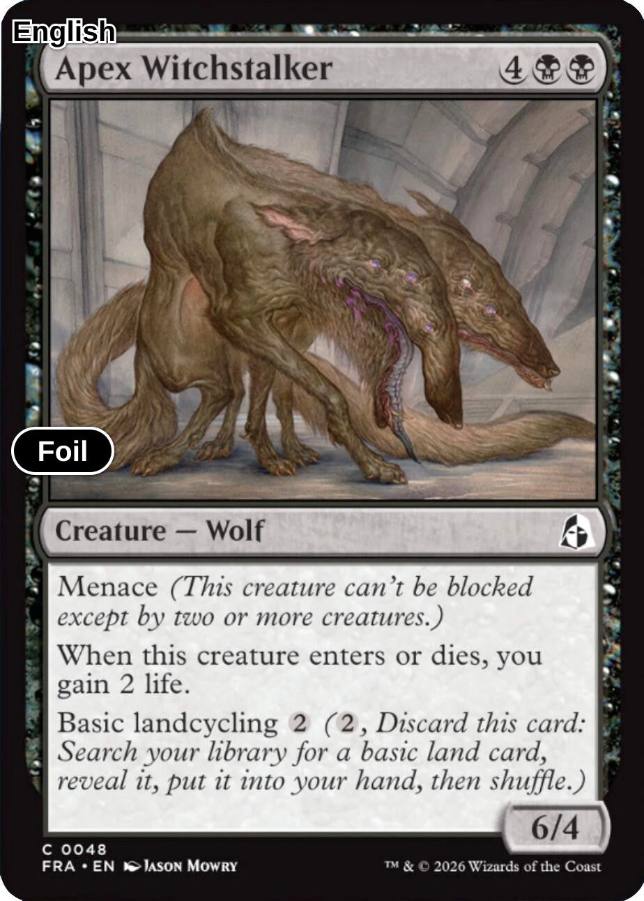 Apex Witchstalker [FRA - 48] C Reality Fracture - Foil