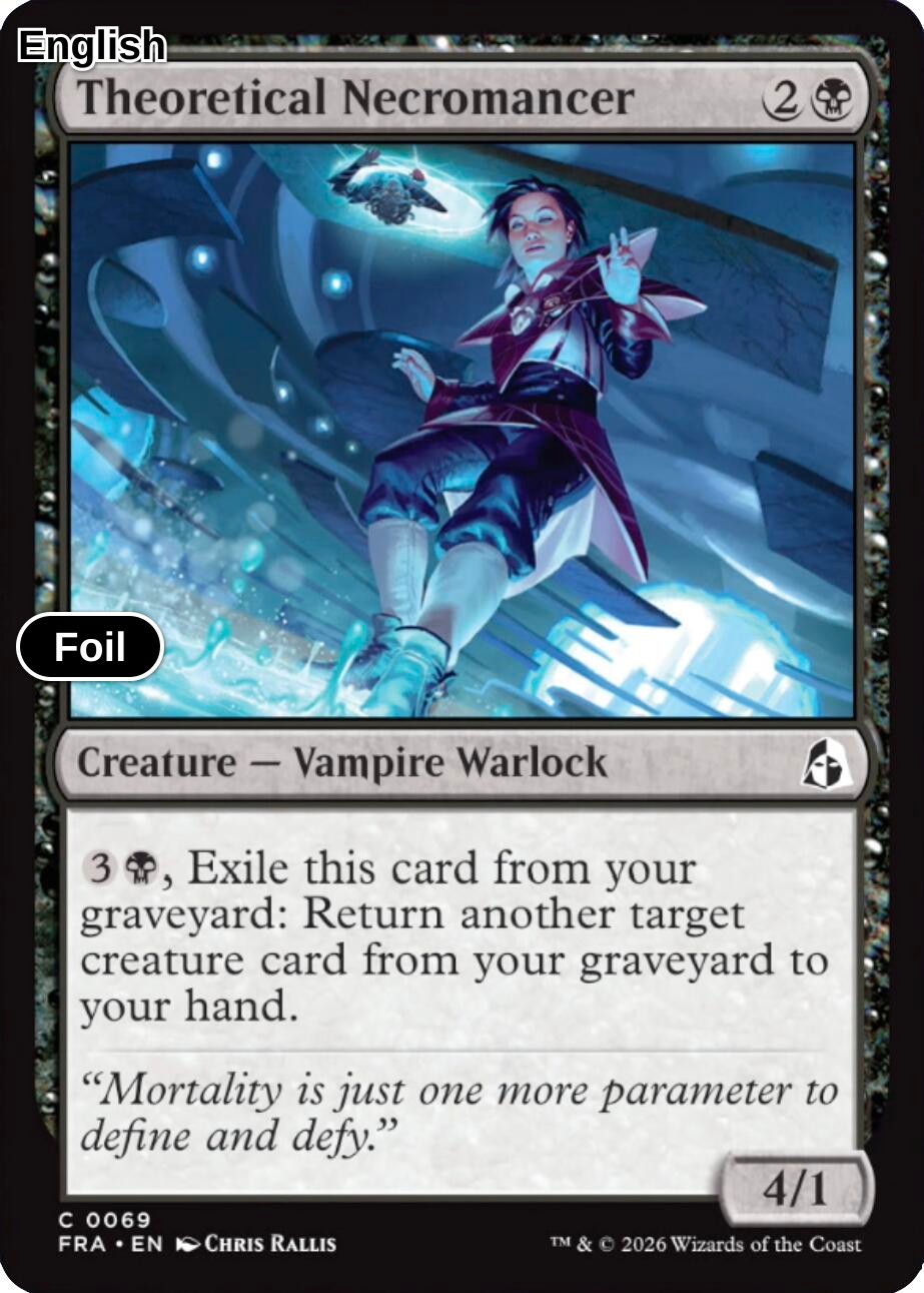 Theoretical Necromancer [FRA - 69] C Reality Fracture - Foil