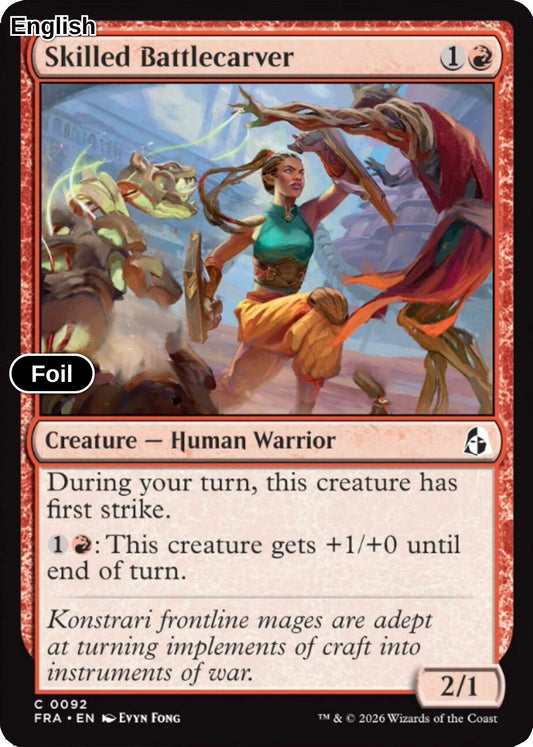 Skilled Battlecarver [FRA - 92] C Reality Fracture - Foil