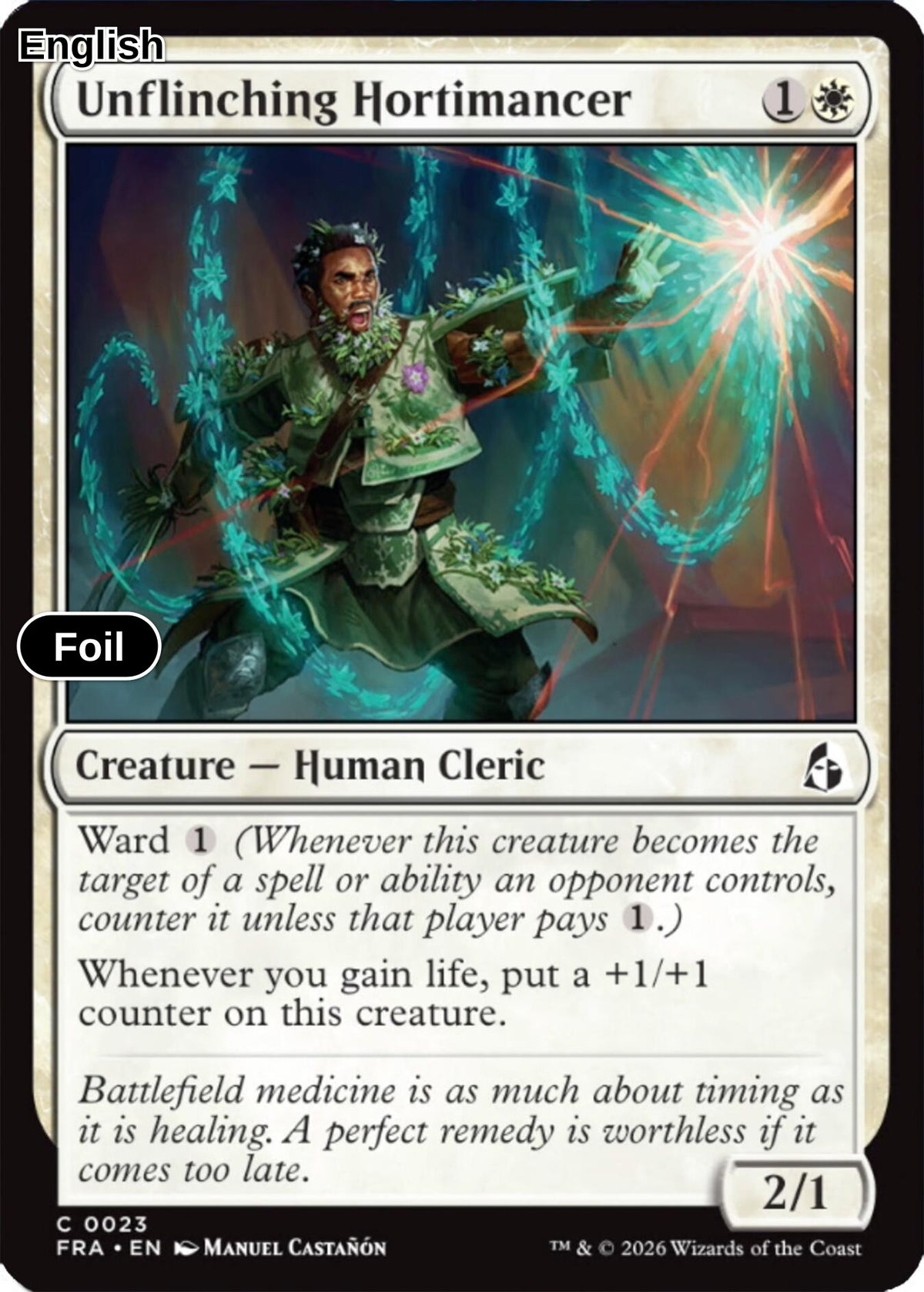 Unflinching Hortimancer [FRA - 23] C Reality Fracture - Foil