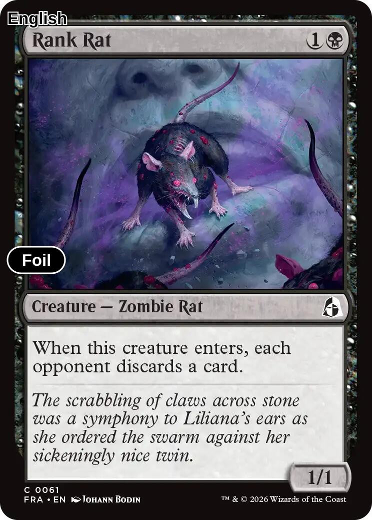 Rank Rat [FRA - 61] C Reality Fracture - Foil