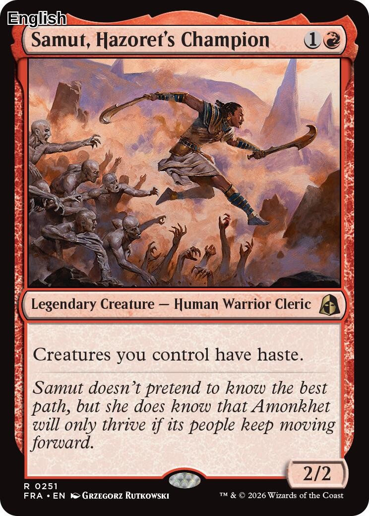 Samut, Hazoret's Champion