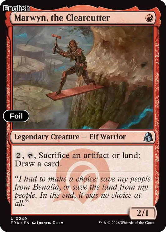 Marwyn, the Clearcutter [FRA - 249] U Reality Fracture - Foil