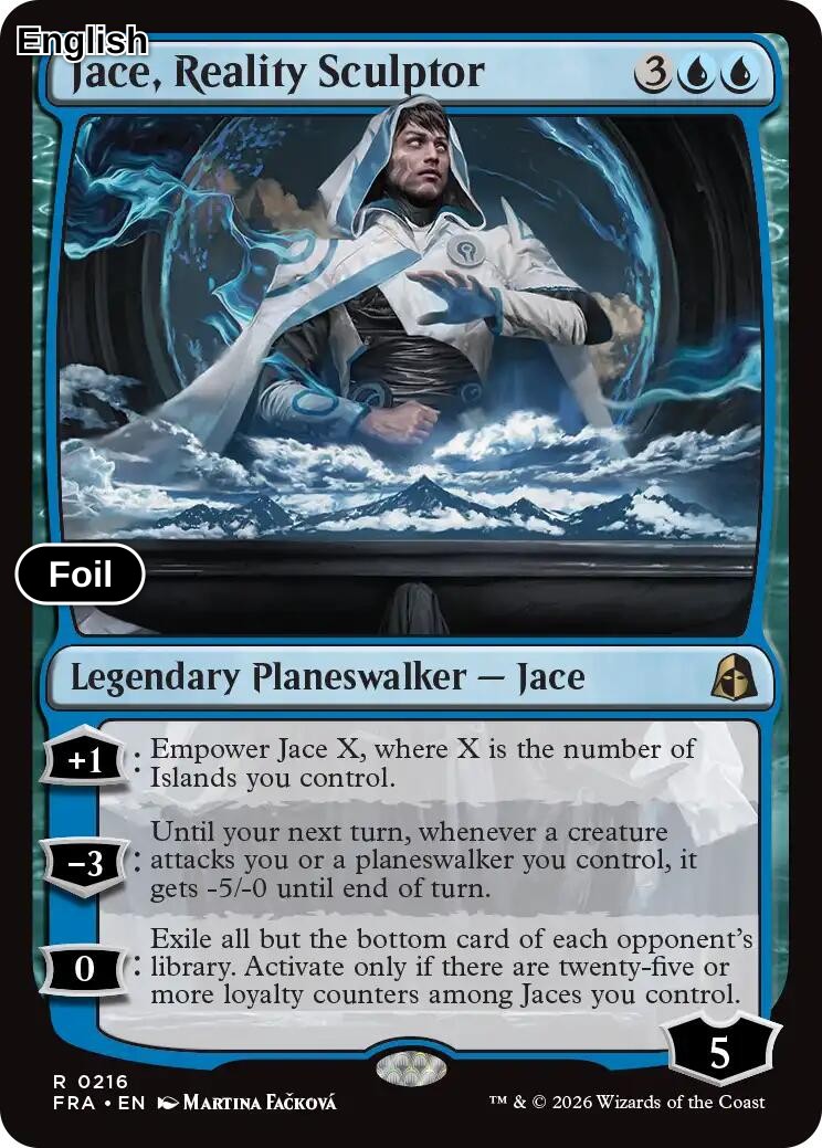 Jace, Reality Sculptor [FRA - 216] R Reality Fracture - Foil