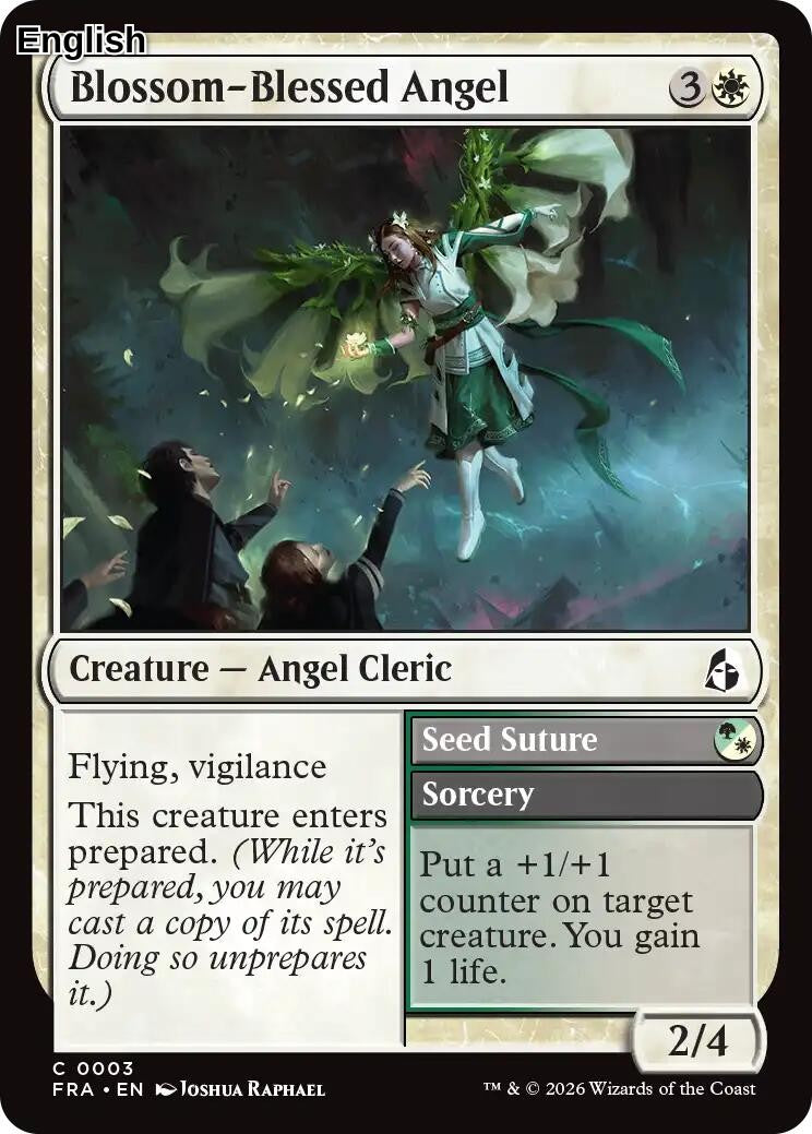 Blossom-Blessed Angel