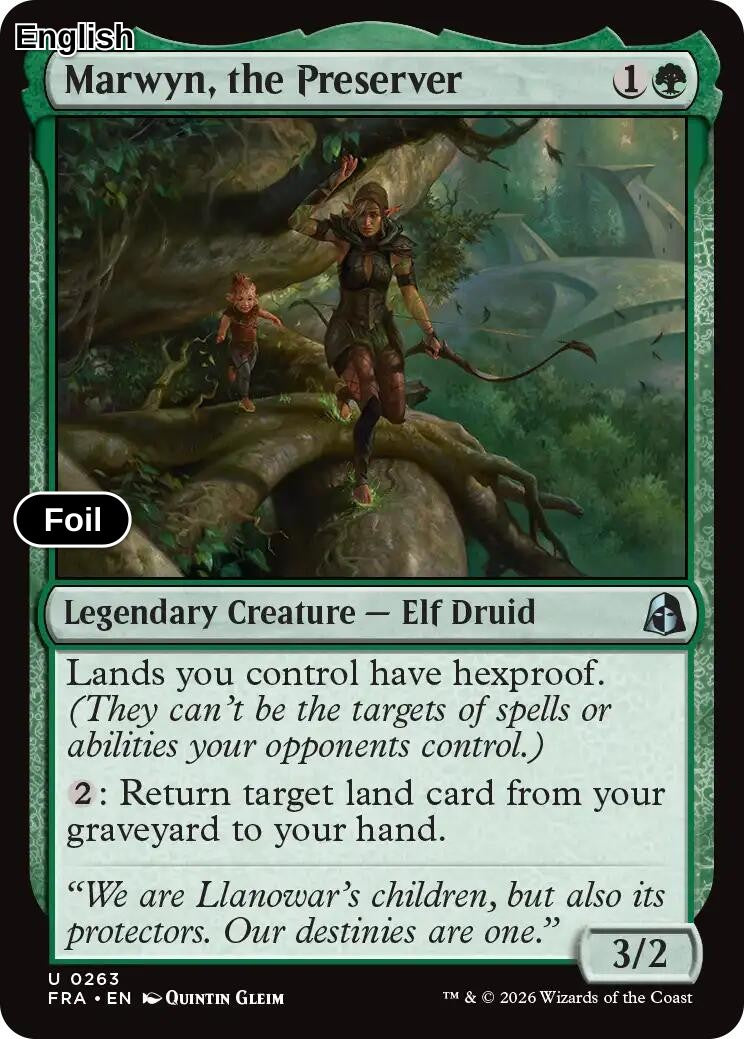 Marwyn, the Preserver [FRA - 263] U Reality Fracture - Foil