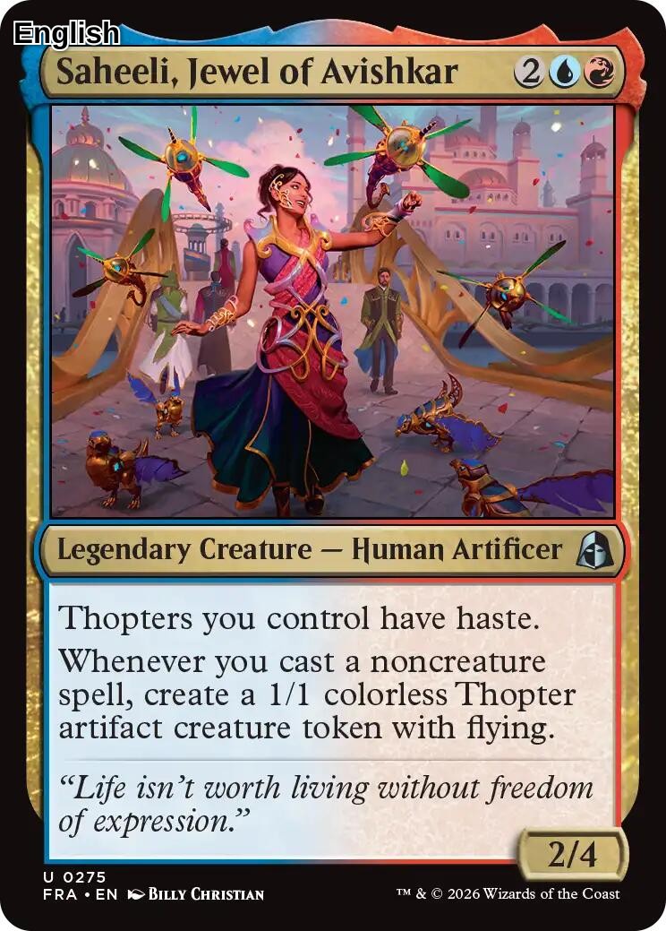 Saheeli, Jewel of Avishkar [FRA - 275] U Reality Fracture