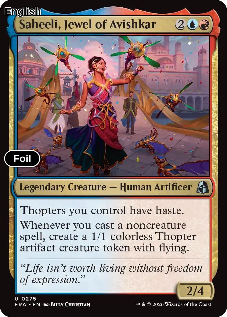 Saheeli, Jewel of Avishkar