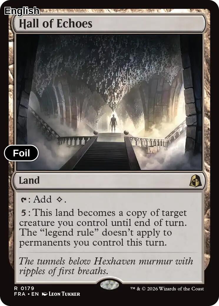 Hall of Echoes [FRA - 179] R Reality Fracture - Foil